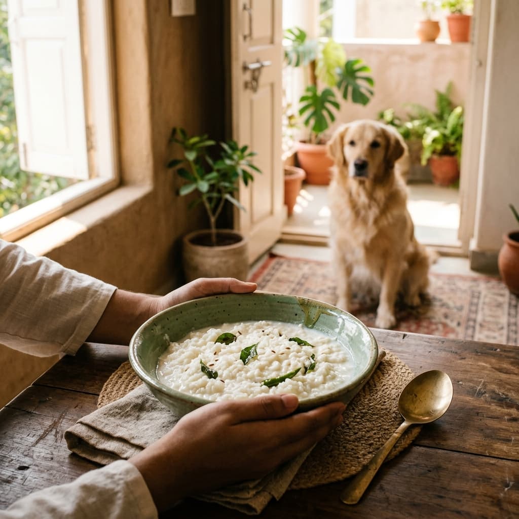 The Curd and Rice Diet: A Probiotic Guide for Indian Dog Parents