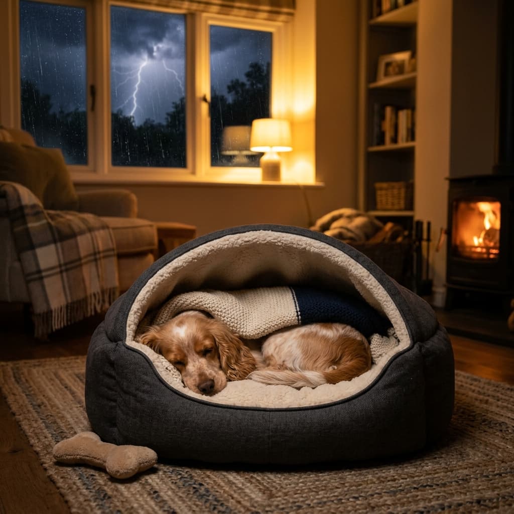 Practical dog guide: Shiro’s First Monsoon: Overcoming the Fear of Thunder and Rain