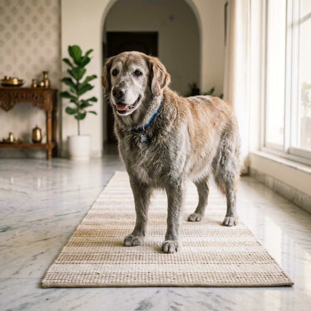 Best Non-Slip Rugs for Large Dogs: Preventing Slips on Marble and Tile