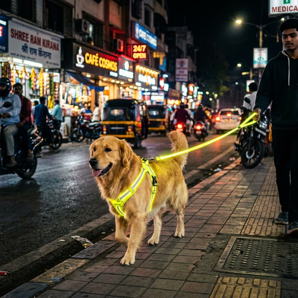 Practical dog guide: Night Walk Safety: BEST Reflective Gear and LED Lights for Dark Streets