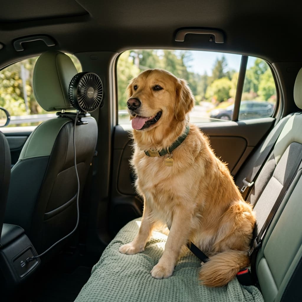 Beat the Heat: Portable Fans and Cooling Gear for Dog Travel