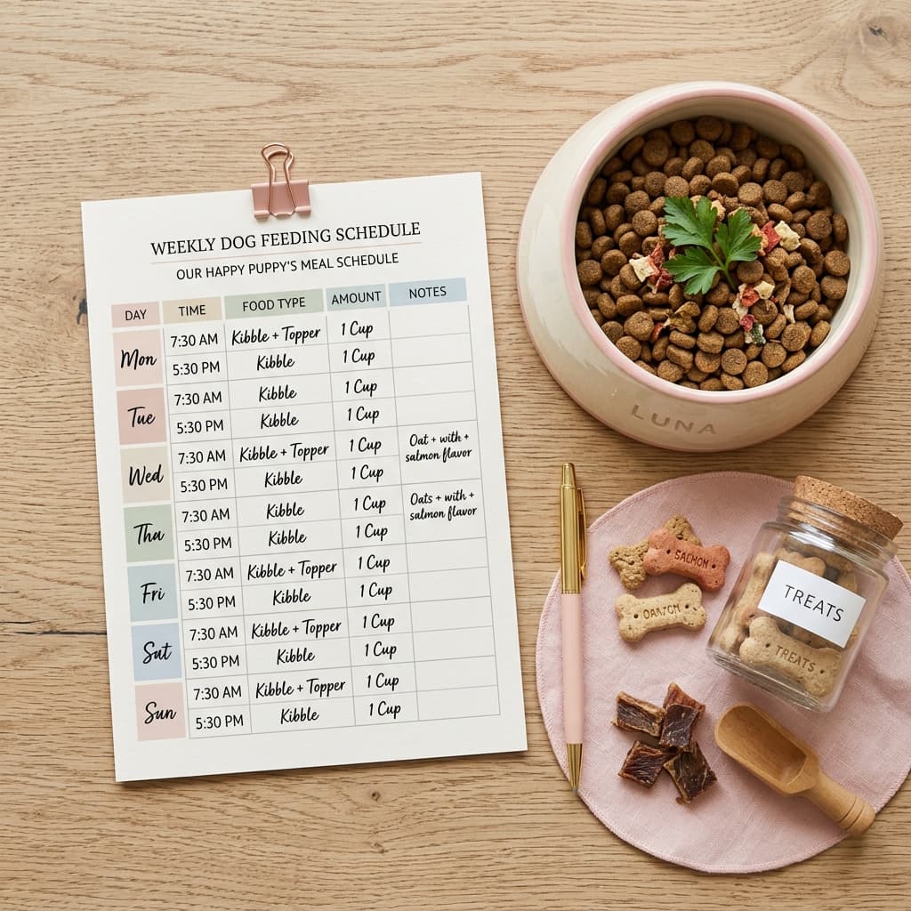 Daily Feeding & Water Schedule