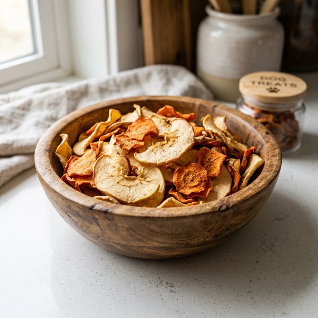 Dehydrated Apple & Carrot Crunchies