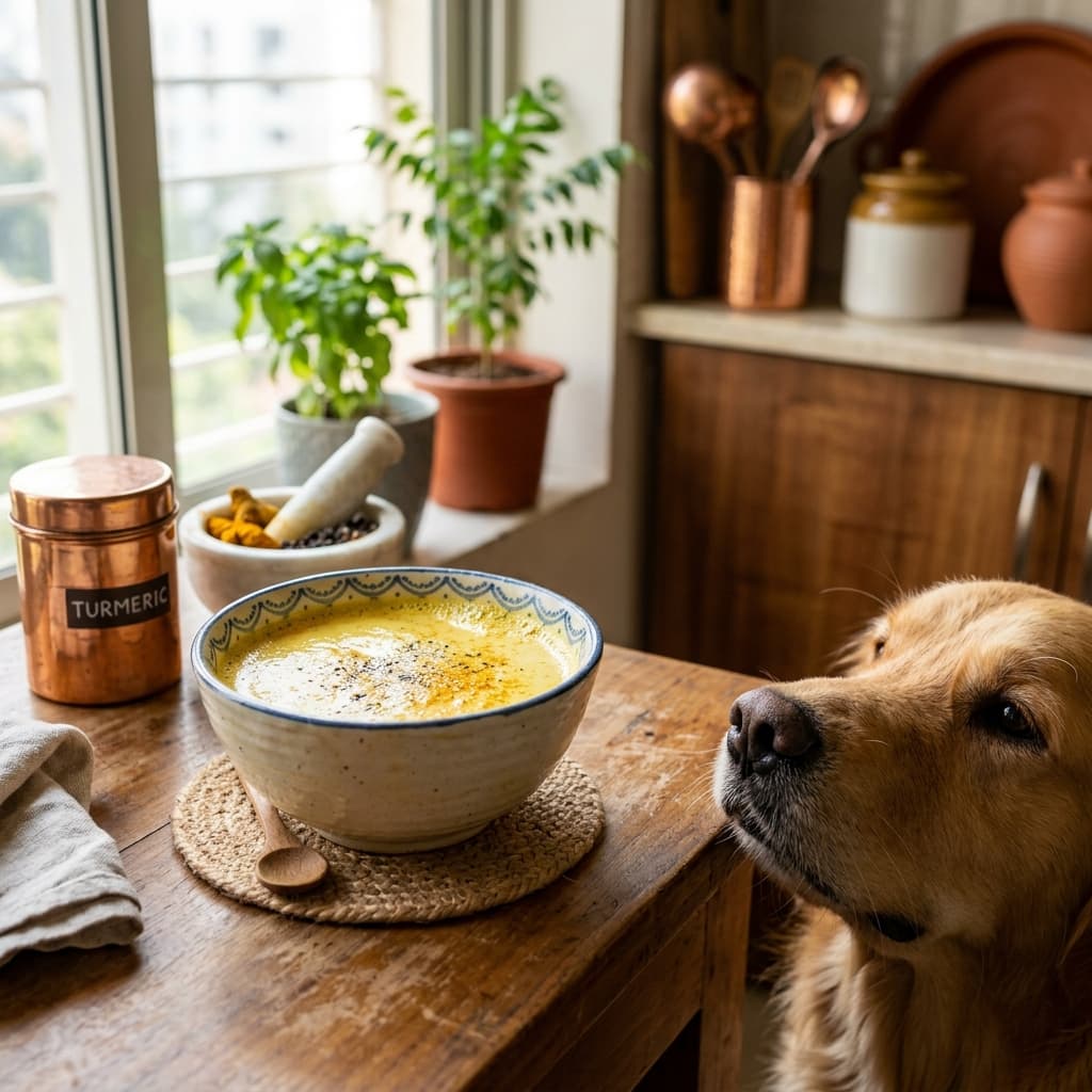 Shiro's Golden Turmeric Milk (Haldi Doodh)