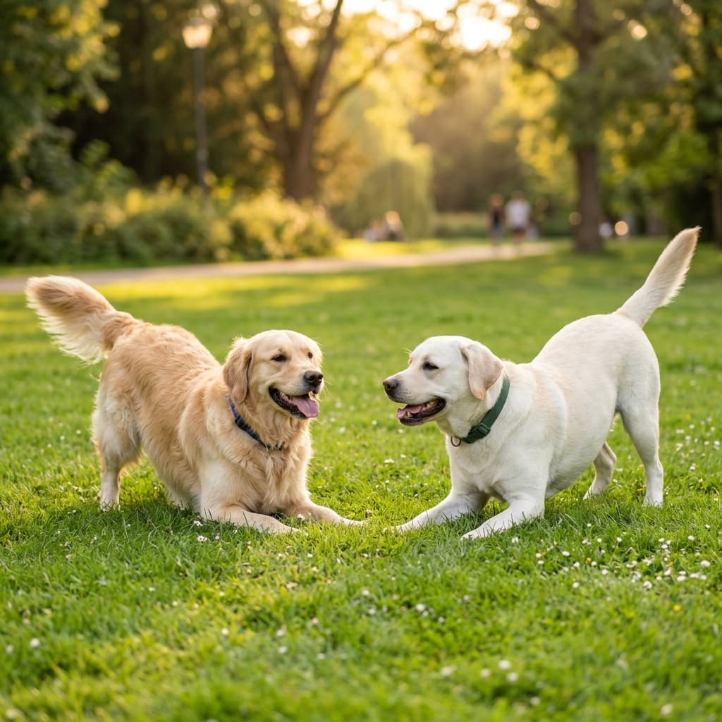 The White Lab and the Golden: Meeting Sheru
