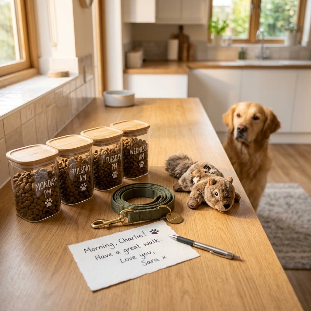 The Guilt of Leaving Him Behind: Weekend Sitter Prep