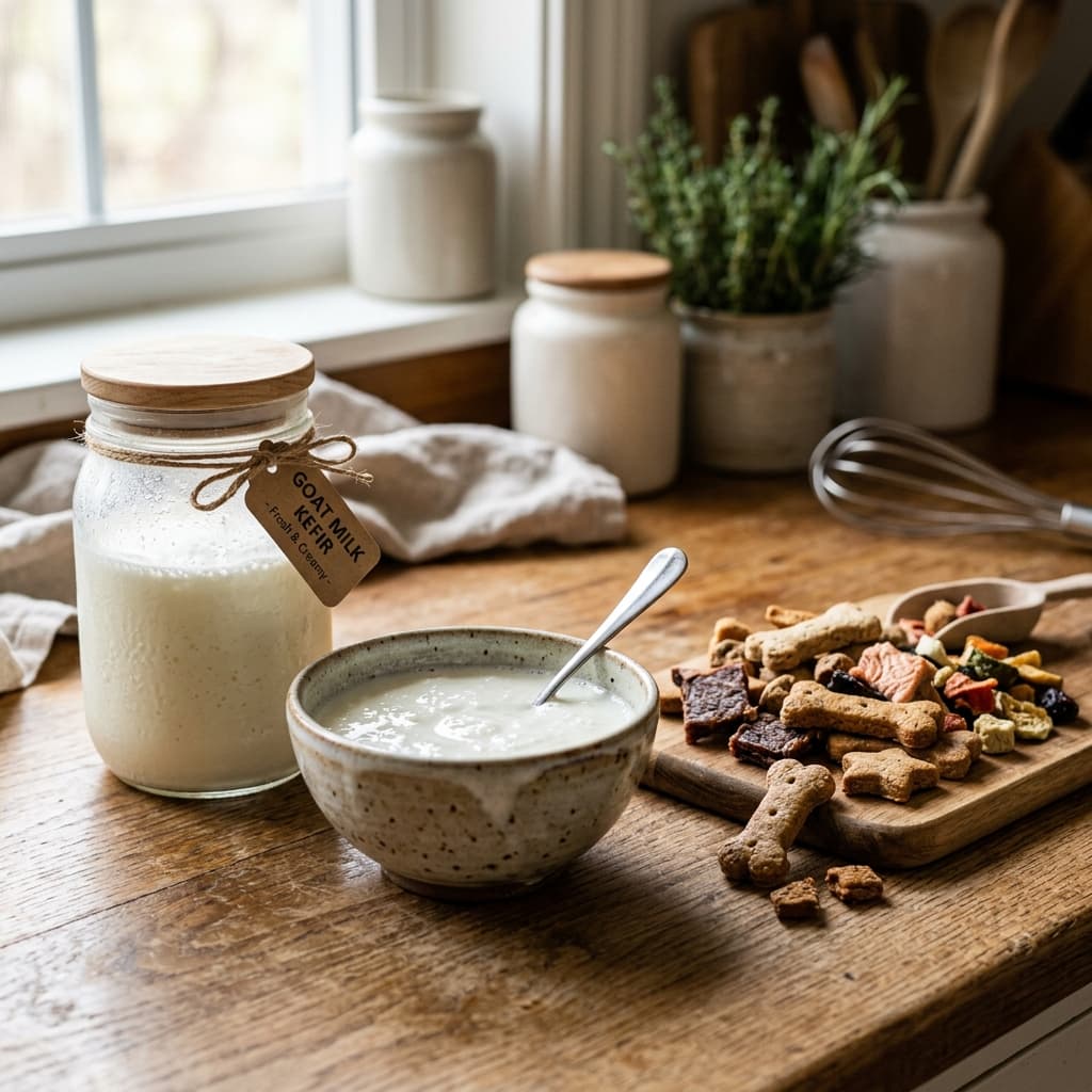 Raw Goat Milk Kefir for Dogs: Restoring Canine Gut Microbiome and Digestive Immunity