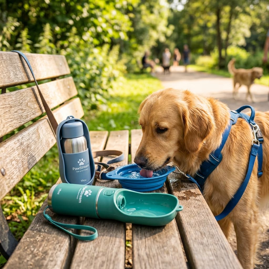 Best Portable Water Bottles for Dogs on Walks and Day Trips